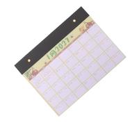 EXQUIMEUBLE Calendrier de Bureau 2027 en Anglais, Pvc, Double Date, Table | Planificateur Mensuel, Format Autoportant pour Maison et École, Gestion D'horaire, Usage Quotidien