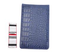 EXQUIMEUBLE Carnet de Pointage de Golf en Cuir PU Élégant, Bloc-Notes Portable pour Notation Facile et Protection L'humidité, pour L'enregistrement des Scores Terrain Couleur Aléatoire