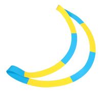 EXQUIMEUBLE Cercle Cible de Golf Mécanisme de Retour Instantané en Silicone Anneau D'entraînement Solide Minimisant l'usure du Club pour Entraînement au Putting Sol pour Pratique Intérieure