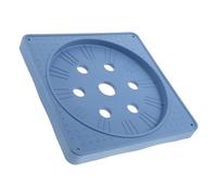 EXQUIMEUBLE Chariot pour Réservoir de Propane avec Roues Pivotantes, Base en Plastique Résistante aux Intempéries, Capacité de Charge 100kg, pour Patios et Stockage Extérieur