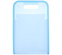 EXQUIMEUBLE Classeur Extensible à Accordéon A4 13 Compartiments, Organiseur de Reçus Bleu, Porte-Documents Vertical Léger et Portable, Dossier de Fichiers pour Bureau, Maison et École