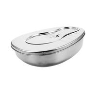 EXQUIMEUBLE Commode Portable Avec Couvercle Pour Patients Alités Pot De Toilette Robuste Pour Personnes Âgées Pour Maison Et Établissements De Soins