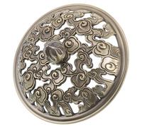 EXQUIMEUBLE Couvercle Métal pour Brûleur Traditionnel Accessoire Décoratif pour Bureau Maison Et Salon De Thé Design Vintage Élégant avec Les Débris