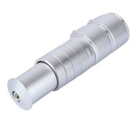 EXQUIMEUBLE Dispositif et de Alliage d'aluminium Rehaussement de Vélo VTT Argenté, Ultra Résistant Antirouille, Prolongateur de Guidon pour Cyclisme en Montagne