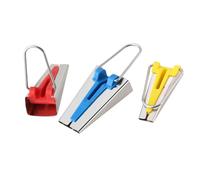 EXQUIMEUBLE Ensemble de 3 Fabricants de Ruban Biais DIY en Plastique pour Couture et Matelassage, Outil de Création de Courtepointes, Accessoire Mercerie Couture pour Paquet et Foulards