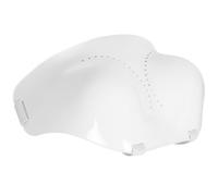 EXQUIMEUBLE Garde D'escrime Plastron pour Femmes en PVC Blanc, Sangles Réglables, Protection Confortable Poitrine pour Escrime au Fleuret, pour Escrimeurs