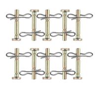 EXQUIMEUBLE Goupilles de Cisaillement Ensemble de cisailles en métal 1 Set 20 pcs Compatible avec 738-04124 et 714-04040 pour souffleuse à Neige et déneigeuse