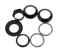 EXQUIMEUBLE Jeu de Direction à Roulements Métalliques 30mm pour VTT et Vélo de Route, Ensemble de Cuvettes de Fourche 25,4mm, Pièce de Direction Étanche et Solide, Accessoires Vélo
