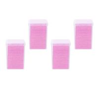 EXQUIMEUBLE Lingettes Nettoyantes sans Peluche 800 Pcs pour Dissolvant de Colle Extensions de Cils, Tampons Essuyeurs pour Flacon de Colle, Usage Professionnel et Voyage, Démaquillant Cils