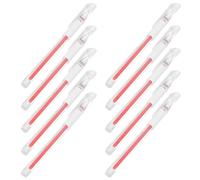 EXQUIMEUBLE Lot de 10 Stylos Marqueurs Imperméables Rouges pour Marquage Précis, Légers en Plastique, pour Position des Tatouages et Sourcils
