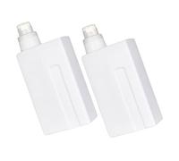 EXQUIMEUBLE Lot de 2 Bouteilles de Lessive Rechargeables 1000ml Multifonctionnelles en Plastique Transparent pour Usage Domestique et Rangement de Lotion