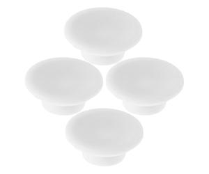 EXQUIMEUBLE Lot de 4 Bouchons de Vidange en Caoutchouc Rond Universels Étanches Résistants au Froid pour Orifices de Congélateur et Réservoir à Glaçons - Accessoires de Remplacement pour