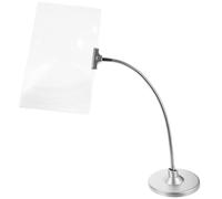 EXQUIMEUBLE Loupe de Lecture avec Support Flexible Lentille Bureautique pour Travaux de Précision et Lecture Rapprochée Design Compact et Élégant pour Bureau