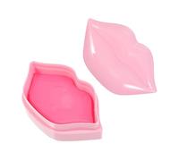 EXQUIMEUBLE Masque Hydratant Lèvres Naturel 20 Pièces Format Compact Soin Anti-rides Lèvres Sèches Femmes Voyage Présent Boîte Rose
