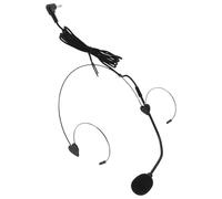 EXQUIMEUBLE Micro-Casque Microphone à Condensateur Noir, Serrage-tête Léger avec Prise Jack 3,5 Mm, Microphone Petit Micro pour Enseignants, Guides Touristiques et Prise de Parole en Public