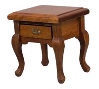 EXQUIMEUBLE Miniature Table Cabinet Échelle Meuble avec Tiroir pour Chambre Et Salon Accessoires Maison De Poupée Style Campagne Française