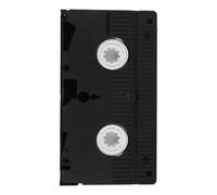 EXQUIMEUBLE Nettoyeur de Têtes de Magnétoscope à Sec pour Lecteurs Cassette VHS, Bande de Nettoyage en Plastique Noir, Application Facile, Nettoyage Approfondi pour Home Cinéma