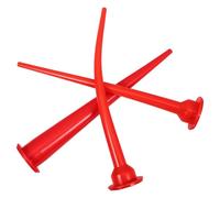 EXQUIMEUBLE Outil de finition pour applicateur de buse de calfeutrage 3 pièces en PP rouges, diffusion précise et facile, parfait pour travaux DIY