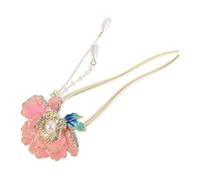 EXQUIMEUBLE Peigne à Chignon u Émail Avec Motif De Pivoine Accessoire Chinois Élégant Pour Femmes Parfait Pour Mariages Et Fêtes Traditionnelles