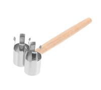 EXQUIMEUBLE Pince à Moxa Portable Bois Support pour Bâtonnets de Moxibustion à Double Tête Outil de Thérapie pour Utilisation à Domicile et Salon