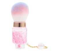 EXQUIMEUBLE Pinceau à Portable 1 Pièce pour Ongles Brosse de Nettoyage Anti-Poussière en Silicone Ergonomique Pinceau de Maquillage Multi-Usages pour Manucure et Voyage