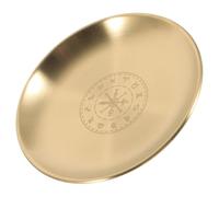 EXQUIMEUBLE Plateau Métal Pentagramme Décoratif pour Autel Et Rangement Bijoux Organiseur Élégant pour Salle De Bain Et Salon Accessoire Rituel Sacré