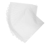 EXQUIMEUBLE Pochettes Transparentes pour Partitions A4 Lot de 10 Feuilles Intérieures Anti-Reflets Protection et Rangement pour Classeur de Musiciens Pianistes et Violonistes