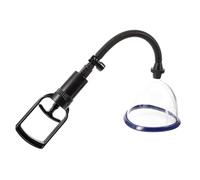 EXQUIMEUBLE Pompe à Manuelle Grosse Taille Tige Noire Appareil de Lifting Mammaire Portable Ensemble de Massage Ventouses Mini Masseur Ergonomique pour Soins Corporels et Usage Voyage