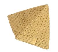 EXQUIMEUBLE Pyramide Égyptienne Résine Pour Décoration Intérieure Bureau Sculpture Miniature De Paysage Ancien Ornement Élégant Pour Maison Et Jardin
