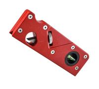 EXQUIMEUBLE Rabot de Finition Rabotage en Biseau Outil de Coupe à Main pour Menuisier Poignée Ergonomique Lames Plus Tranchantes pour Travaux de Modelage Rouge