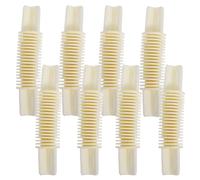 EXQUIMEUBLE Raccord Coudé d'angle pour Tringle à Rideaux, 8 Pièces en PP, Connecteur Articulé Réglable 360°, Adapté aux Tringles Rideaux sans Perçage 26-28mm, Usage Intérieur