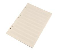 EXQUIMEUBLE Recharge Interlignes de 3mm pour Cahier de Partitions Musicales 100 Feuilles Papier à Musique Blanc, 10 Rangées pour Étudiants et Musiciens