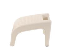 EXQUIMEUBLE Repose Douche Antidérapant pour Épilation des Jambes Tabouret De Soin des Plastique Support De Pédicure pour Manucure Meuble Compact pour Salle De Bain