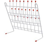 EXQUIMEUBLE Séchoir à Tubes de Laboratoire Métallique 24 Positions Support de Séchage Polyvalent pour Tubes à Essai et Béchers Égouttoir à Verrerie de Laboratoire Compact et Résistant pour