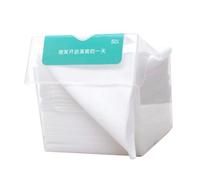 EXQUIMEUBLE Serviette de Nettoyage Visage Jetable Coton Épais Portable pour Maquillage et Soins Usage Humide et Sec Douce et Absorbante Voyage et Extérieur