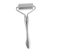 EXQUIMEUBLE Stick De Massage Pour Crème Contour Des Yeux Acier Inoxydable Outil Portable Pour Relaxation Musculaire Du Visage Yeux Amélioration Circulation Sanguine Et Éclat Peau