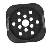 EXQUIMEUBLE Support Réservoir Gaz Rond avec roulettes Mobiles Plateau de Rangement Pratique pour Bonbonne Gaz Base et Facile à Nettoyer pour Cuisine et Barbecue