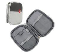 EXQUIMEUBLE Trousse de Portable Oxford pour Voyage de Médecine Compact et Étanche avec Multi Poches pour Classer Vos Accessoire de Camping Randonnée