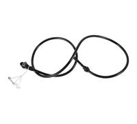 EXQUIMEUBLE Tuyau de Pompe à Air pour Vélo de Route 125 CM Plastique Noir Résistant au Froid Accessoire de Remplacement Compatible Pompes à Vélo Outil de Gonflage Polyvalent pour Cyclisme