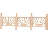 Exquis 1:12 maison de poupée main courante, coffre-fort non toxique pour les enfants qui décorent facilement le jardin
