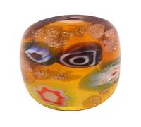 Exquis Inspiré Ethnique Muranos Bonnes De Verre Anneaux De Doigt Élégants Bijoux Mode Féminine Élégante Accessoire