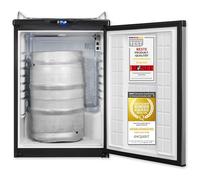 Exquisit BK160-HE-300G Refroidisseur à bière en inox | Capacité utile 163 l | Inox | Refroidisseur de bière | Réfrigérateur | Roulettes