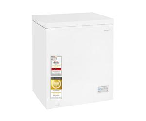 Exquisit Congélateur 142 l Congélation rapide | Mode de refroidissement | 20 heures de stockage | Silencieux 40 dB | GT5150-E-041E Blanc | Blanc