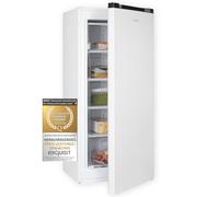 Exquisit Congélateur GS145-051D blanc | Capacité nette : 145 l | Congélation 2 et 4 * | Charnière de porte interchangeable | Largeur 55 cm | Appareil sur pied