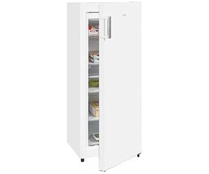 Exquisit Congélateur GS231-NF-H-010E blanc | Support | Volume 155 l | Blanc | No Frost | Fonction congélation rapide | Butée de porte interchangeable | Tiroirs congélateur
