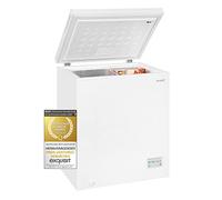 Exquisit Congélateur GT150-E-040F blanc | Congélateur | Capacité utile de 142 l | Commande électronique | Utilisation aussi possible comme réfrigérateur | Blanc