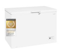Exquisit Congélateur GT320-HE-041D blanc | Capacité nette : 308 l | Appareil 2 en 1 | Congélation rapide | 4 * Congélation | Roulettes