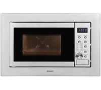 Exquisit EMW20-DG-020 Einbau Mikrowelle, 59,5 cm breit, 800W, 20L, Grill, Edelstahl