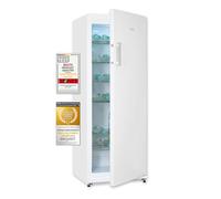 Exquisit GKS31-V-H-280E Réfrigérateur à boissons Blanc - Capacité : 296 l - Porte entièrement isolée - LED - Étagères en grille
