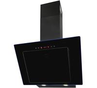 Exquisit KFD 607-2L Hotte aspirante avec éclairage LED en 7 couleurs différentes Noir